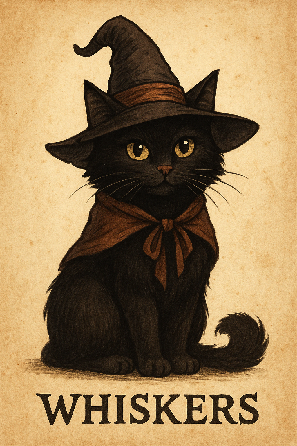Whiskers the Witch Cat